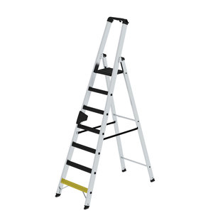 Günzburger Steigtechnik Stufen-Stehleiter 250 kg einseitig begehbar mit clip-step R13