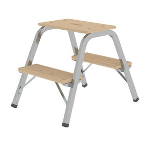 Günzburger Steigtechnik Stahl-Holz-Tritt