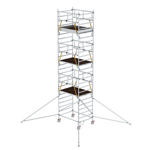 Günzburger Steigtechnik Rollgerüst SG 1,35 x 1,80 m mit Ausleger & Doppel-Plattform