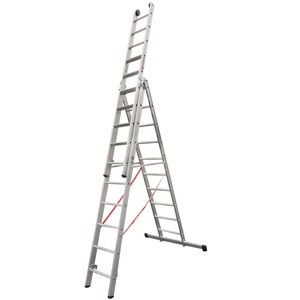 Euroline Alu-Stufen-Mehrzweckleiter 3-teilig