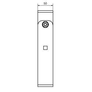 Hailo Professional H-8 Seilanschlag unten am Bauwerk,