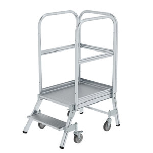 Günzburger Steigtechnik Podesttreppe einseitig begehbar