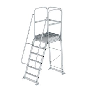 Günzburger Steigtechnik Plattformleiter stationär