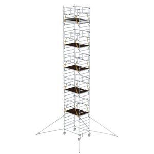 Günzburger Steigtechnik Rollgerüst SG 1,35 x 1,80 m mit Ausleger & Doppel-Plattform