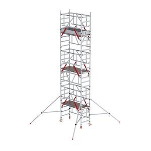 Altrex MiTower PLUS mit Fiber-Deck®-Plattform und Safe-Quick® Geländern
