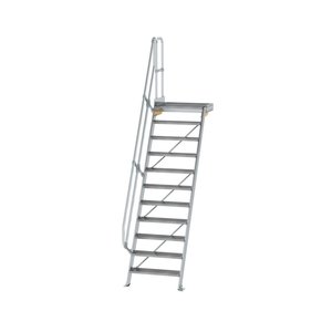 Günzburger Steigtechnik Treppe mit Plattform 60° Stufenbreite 800 mm