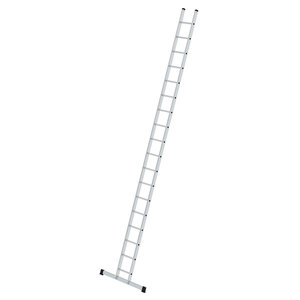Günzburger Steigtechnik Sprossen-Anlegeleiter 350 mm breit mit Standard-Traverse