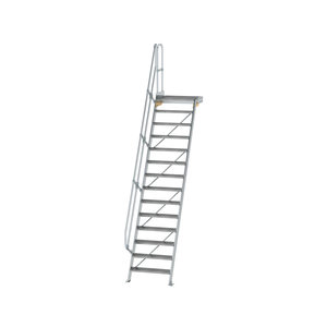 Günzburger Steigtechnik Treppe mit Plattform 60° Stufenbreite 800 mm