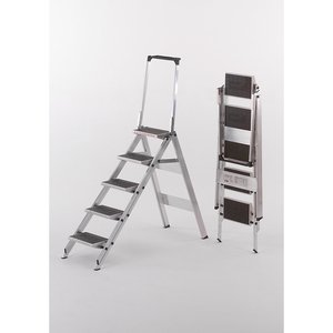 WAKÜ Little Jumbo Sicherheitstreppe mit Kunststoffbelag und Sicherheitsbügel