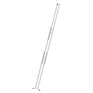 Günzburger Steigtechnik Sprossen-Seilzugleiter 3-teilig mit nivello®-Traverse