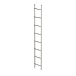 Günzburger Steigtechnik Schachtleiter Edelstahl V4A 300mm Lichte Weite