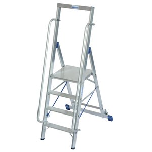 Krause STABILO Stufen-StehLeiter mit großer Standplattform