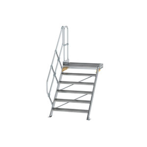 Günzburger Steigtechnik Treppe mit Plattform 45° Stufenbreite 1000 mm