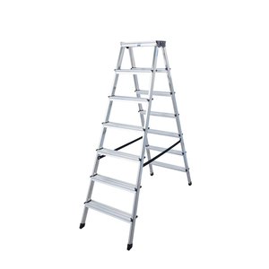 Krause MONTO Stufen-DoppelLeiter Dopplo 2x7 Stufen