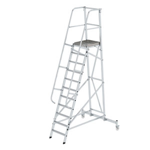 Günzburger Steigtechnik Plattformleiter fahrbar