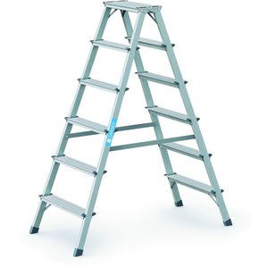 ZARGES Scana B - Stufen-Stehleiter 2x6 Stufen