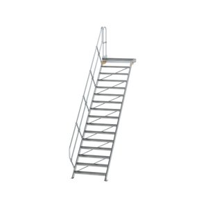 Günzburger Steigtechnik Treppe mit Plattform 45° Stufenbreite 1000 mm