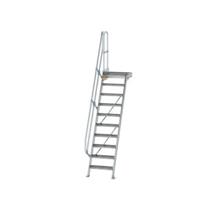 Günzburger Steigtechnik Treppe mit Plattform 60° Stufenbreite 600 mm