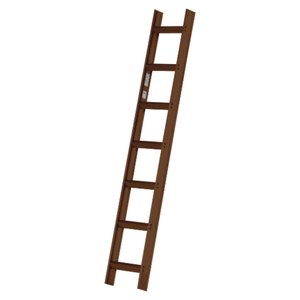 Hymer Dachauflegeleiter aus Aluminium, RAL 8014 sepiabraun beschichtet