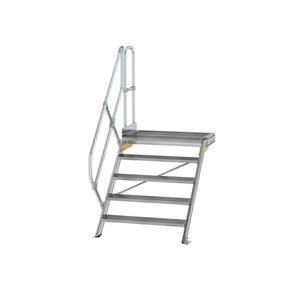 Günzburger Steigtechnik Treppe mit Plattform 45° Stufenbreite 1000 mm
