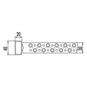 Hailo Professional Schachtleiter LW 300 mm, Edelstahl(V2A)