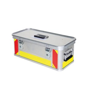 Günzburger Steigtechnik Markierungs-Set Transportkiste klein fluoreszierend gelb/rot