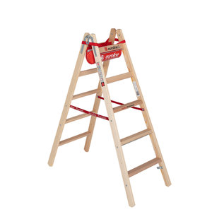 Euroline Holz-Sprossenleiter Nr. 10504