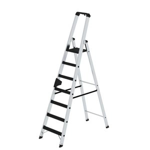 Günzburger Steigtechnik Stufen-Stehleiter 250 kg einseitig begehbar mit clip-step R13