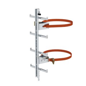 Günzburger Steigtechnik Einholm-Mastleiter mit Steigschutzschiene Leiterteil 1,12 m