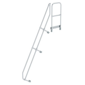 Günzburger Steigtechnik Zweiter Handlauf für Treppe mit Plattform 60°