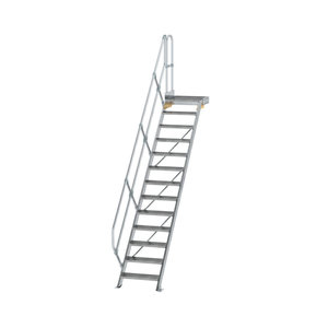 Günzburger Steigtechnik Treppe mit Plattform 45° Stufenbreite 600 mm
