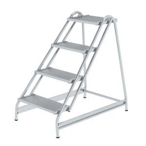 Günzburger Steigtechnik Arbeitspodest einseitig begehbar Aluminium geriffelt