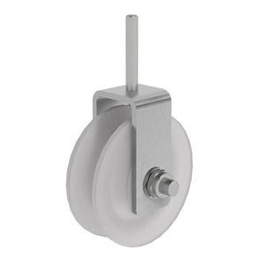 Günzburger Steigtechnik Seilrolle für 2- und 3-teilige Seilzugleitern