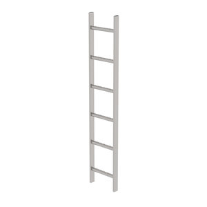 Günzburger Steigtechnik Schachtleiter Edelstahl V4A 300mm Lichte Weite