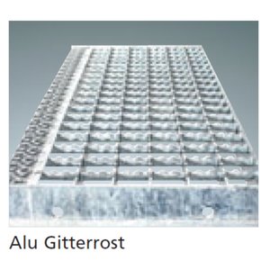 Euroline Aufpreis pro Stufe für Stufenausführung in Alu-Gitterrost