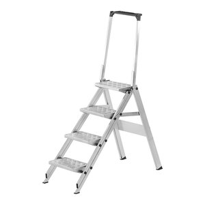 Hymer Sicherheitstreppe mit Aluminiumbelag und Bügel