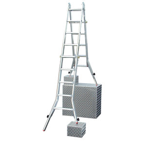 Krause MONTO Sprossen-Gelenk-TeleskopLeiter