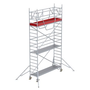 Euroline Gerüsttyp 9516 mit Auslegern und Sicherheitsaufbau (Typ 0,75 x 2,85 m)