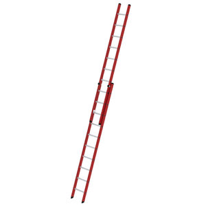 Günzburger Steigtechnik Sprossen-Schiebeleiter 2-teilig GFK/Alu ohne Traverse