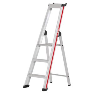 Hymer Stufenstehleiter mit Plattform, einseitig begehbar