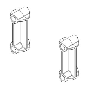 Günzburger Steigtechnik Montagesatz für Seitengeländer
