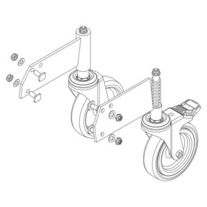 Günzburger Steigtechnik Rollensatz