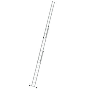 Günzburger Steigtechnik Sprossen-Schiebeleiter 3-teilig mit nivello®-Traverse