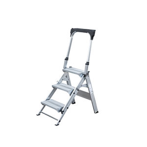 Günzburger Steigtechnik Klapptreppe mit Haltebügel