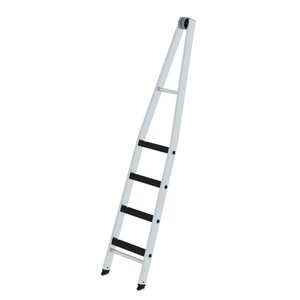 Günzburger Steigtechnik Stufen-Glasreinigerleiter Oberteil mit clip-step R13