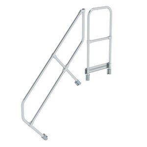 Günzburger Steigtechnik Zweiter Handlauf für Treppe mit Plattform 45°