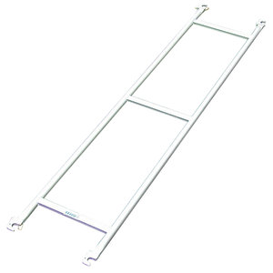 Krause STABILO Geländerrahmen (Aluminium), Länge 2,50 m