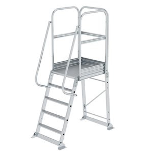 Günzburger Steigtechnik Plattformleiter stationär