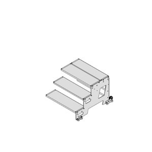 Hymer Industrietritt, Erweiterungsmodul, Stufenbreite 600 mm