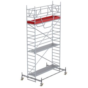 Euroline Gerüsttyp 9513 mit Fahrbalken verschiebbar und Sicherheitsaufbau  (Typ 0,75 x 2,85 m)